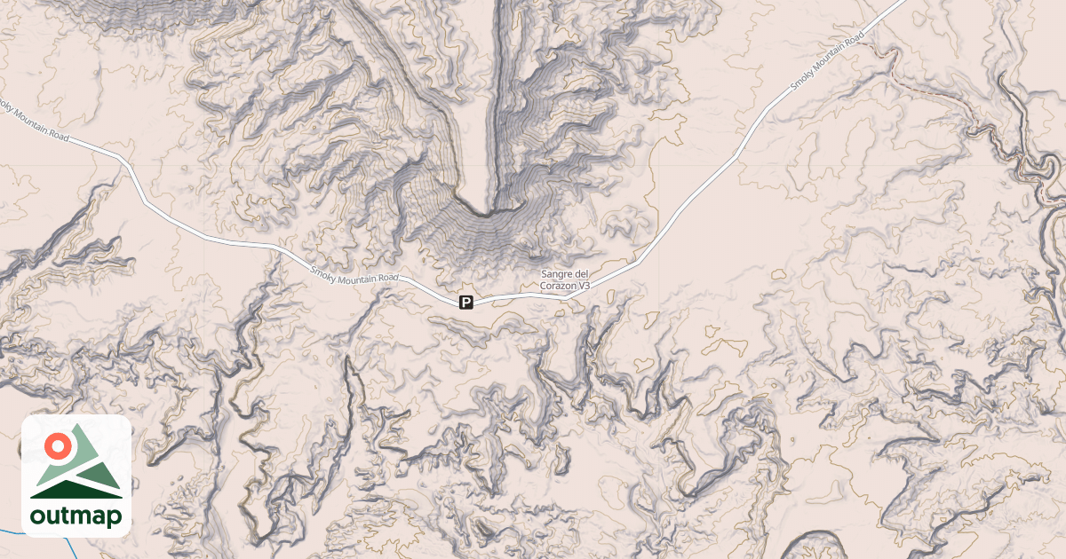 Map of Sangre del Corazon