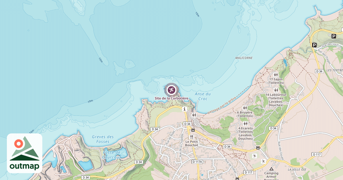 Map of Site de la Corbotière