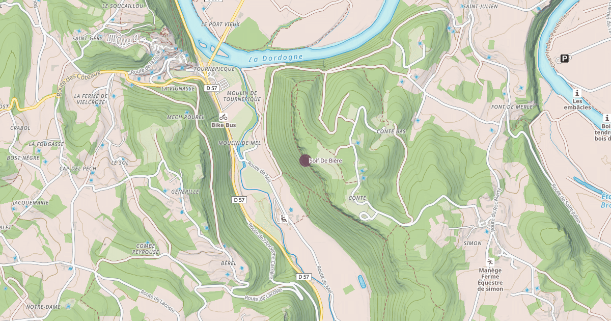 Map preview of Soif De Bière