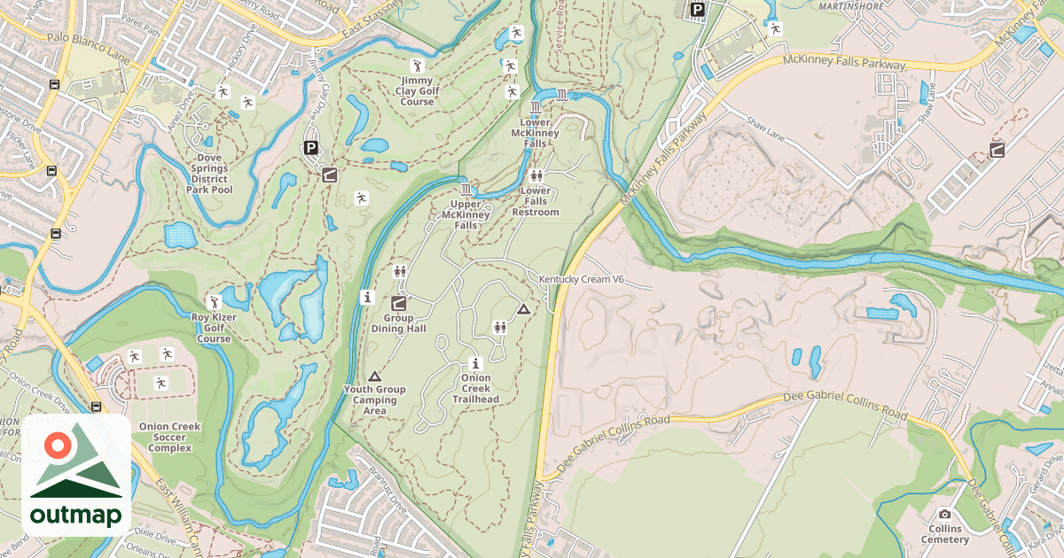 Map of Kentucky Cream