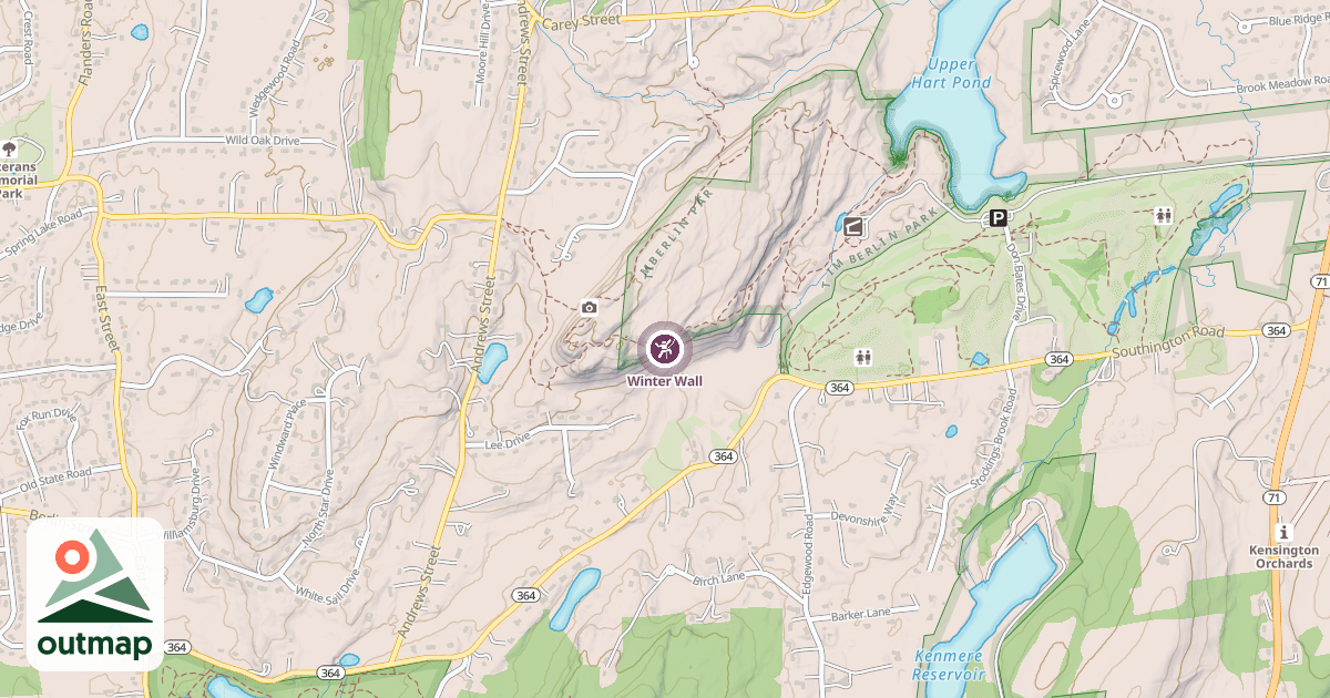Map of Winter Wall