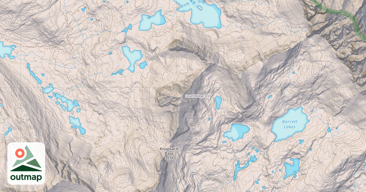 Map of South Ridge