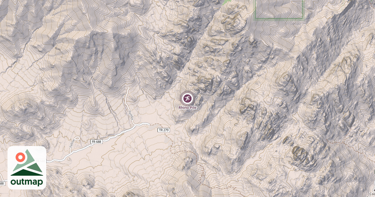 Map of Rhino Pile
