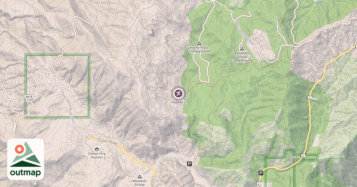 Map of Cluster 2