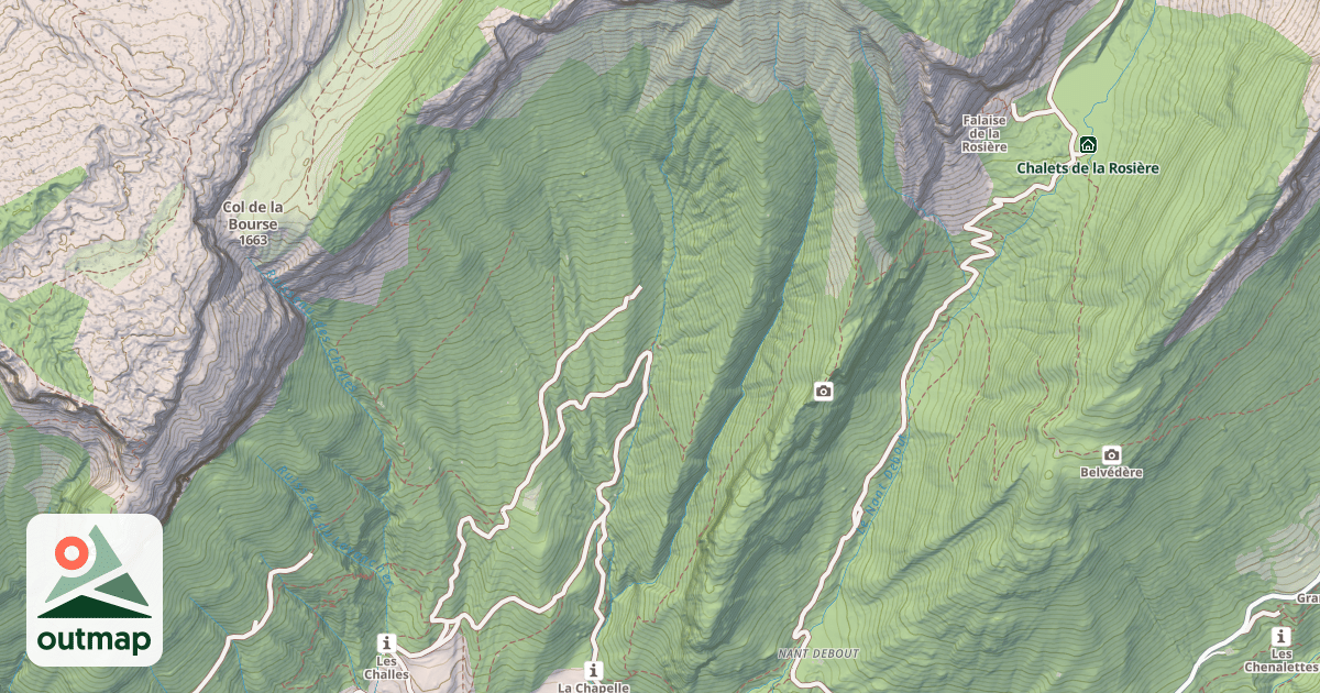 Map of Les Blonnières Sud