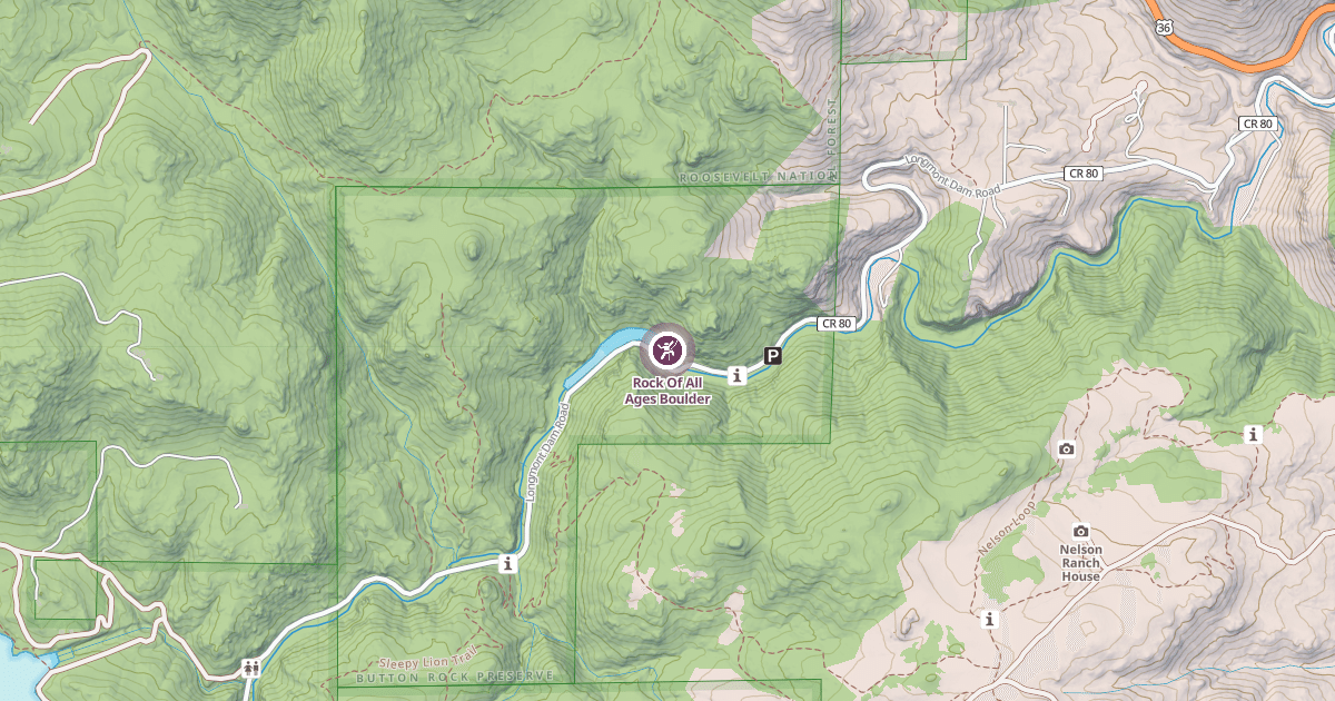 Map preview of Rock Of All Ages Boulder