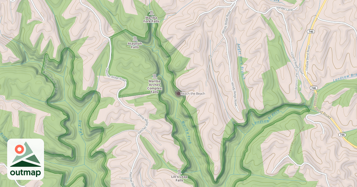 Map of Reach the Beach