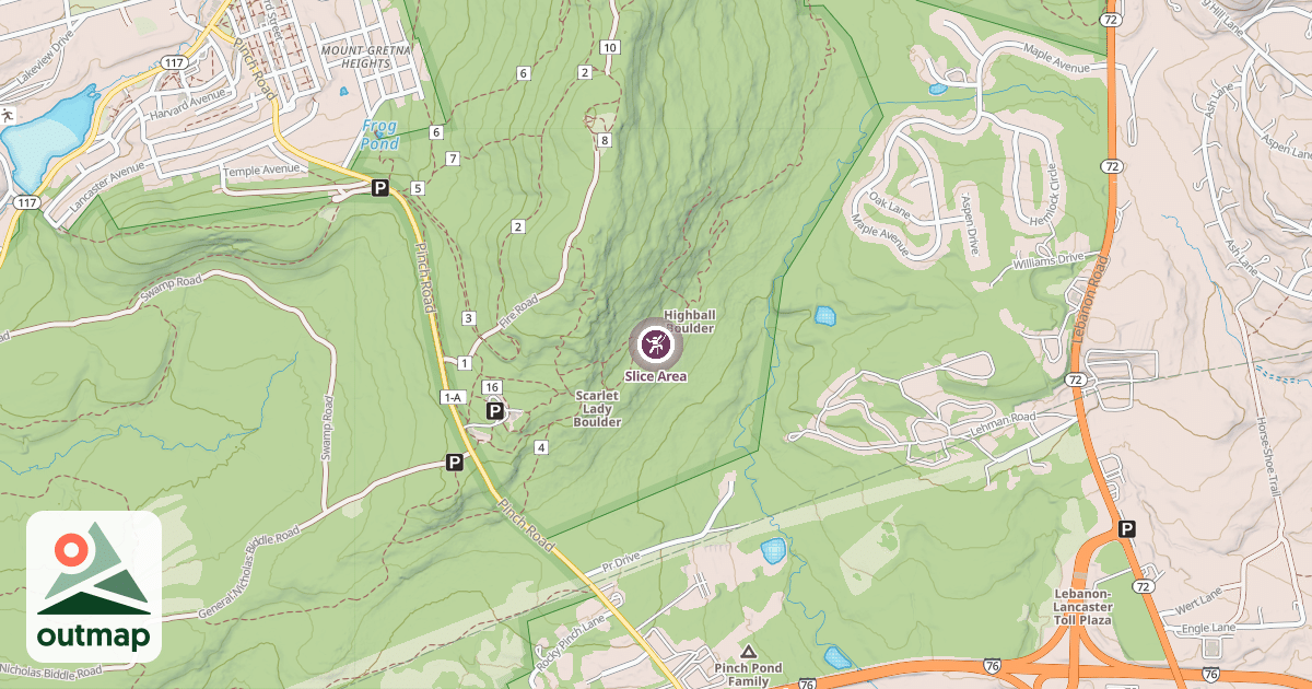 Map of Slice Area