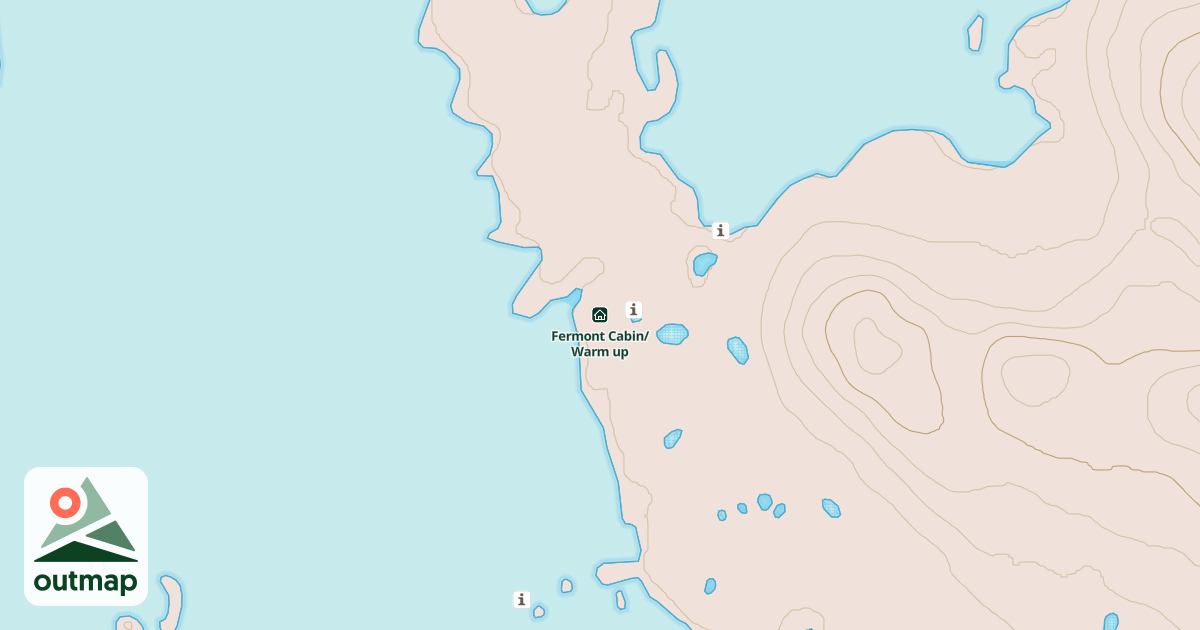 Map of Fermont Cabin/Warm up