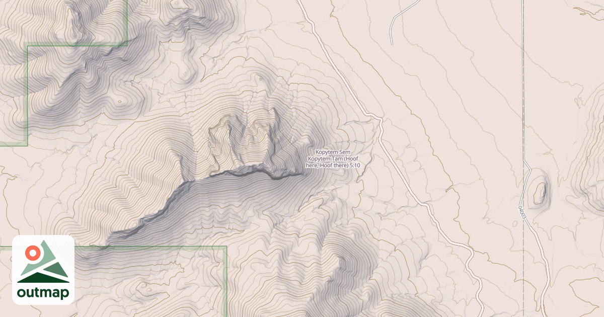 Map of Kopytem Sem Kopytem Tam (Hoof here, Hoof there)