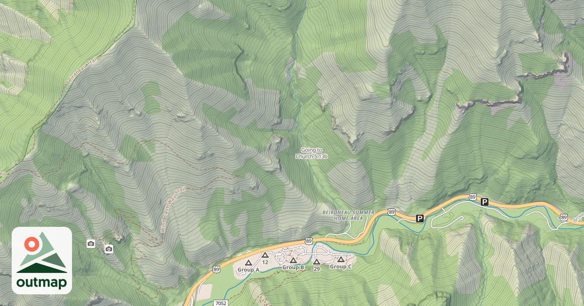 Map of Going to Church