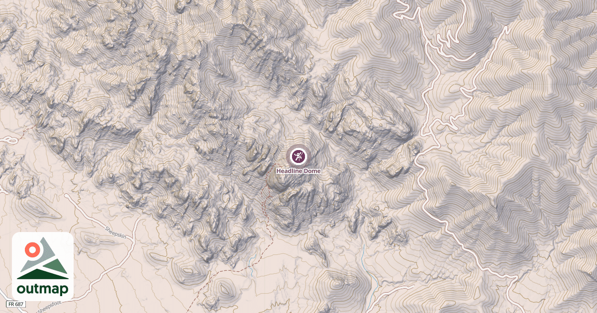 Map of Headline Dome