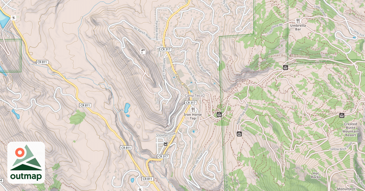 Map of Camp Teo