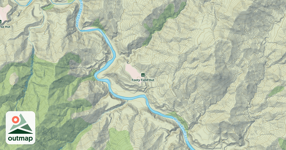 Map of Footy Field Hut