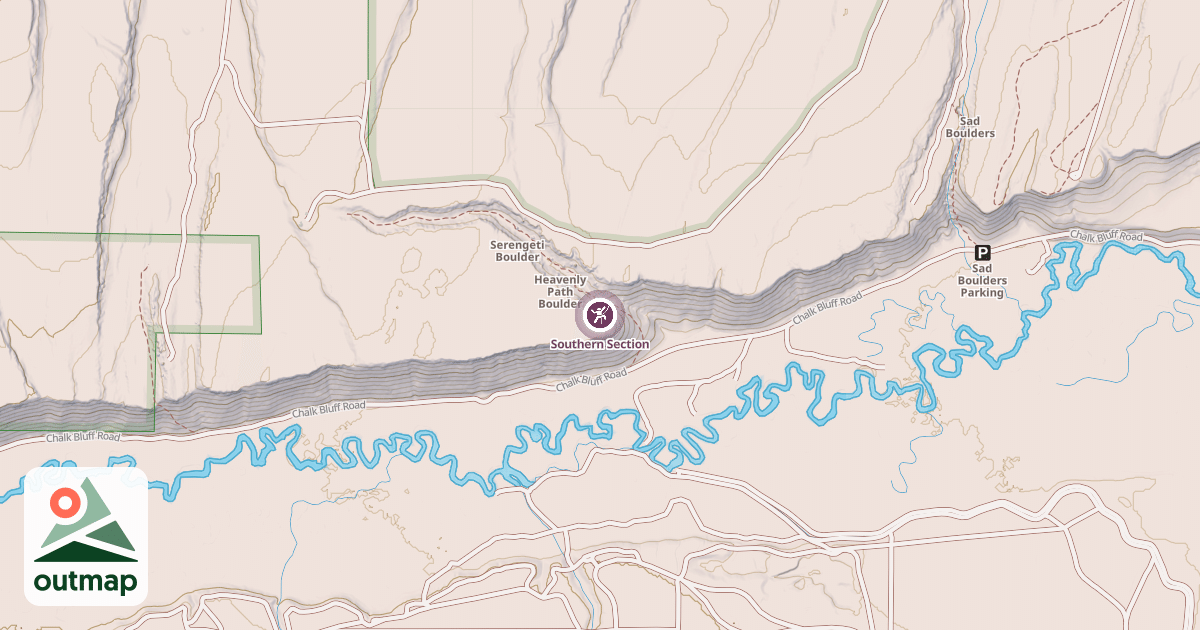 Map of Southern Section