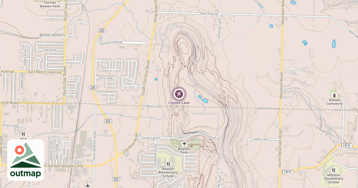 Map of Coyote Cave