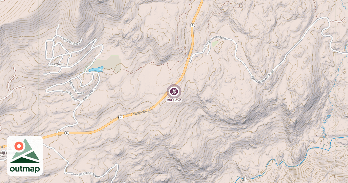 Map of Rat Cave