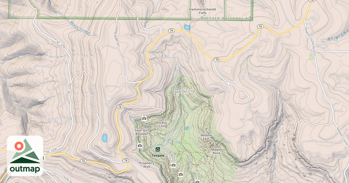 Map of Joe Dirt