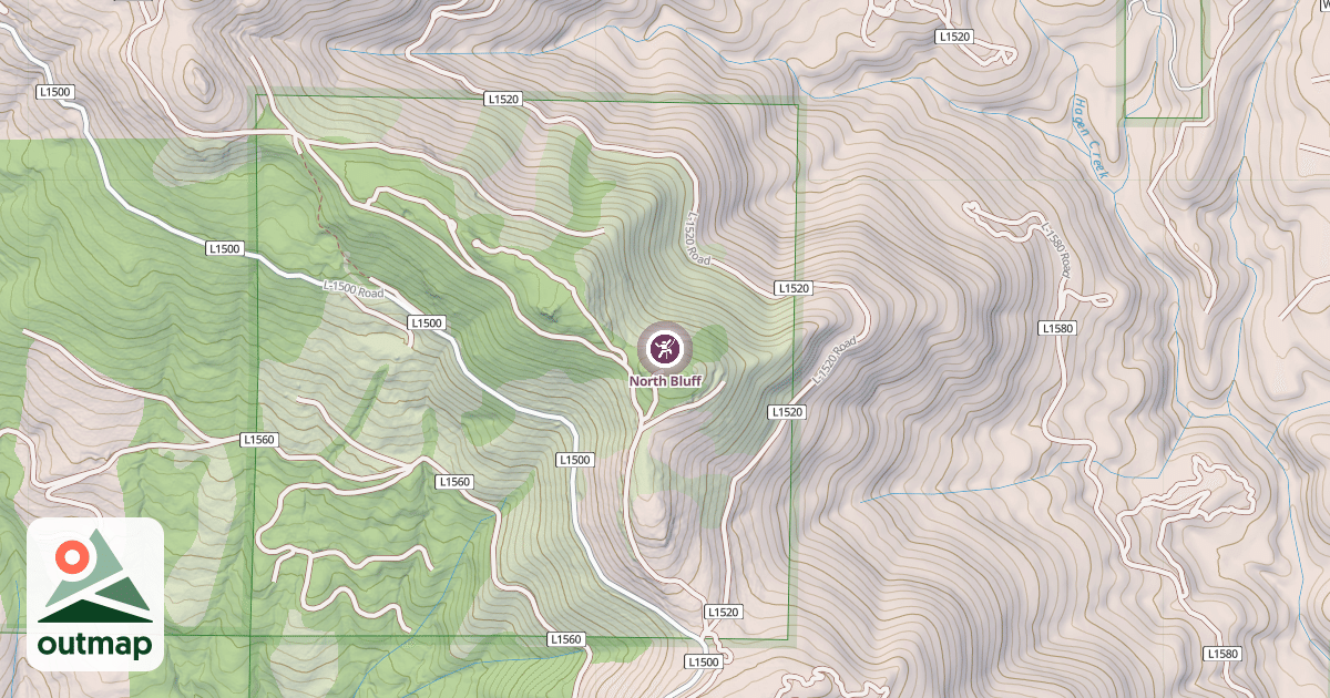 Map of North Bluff