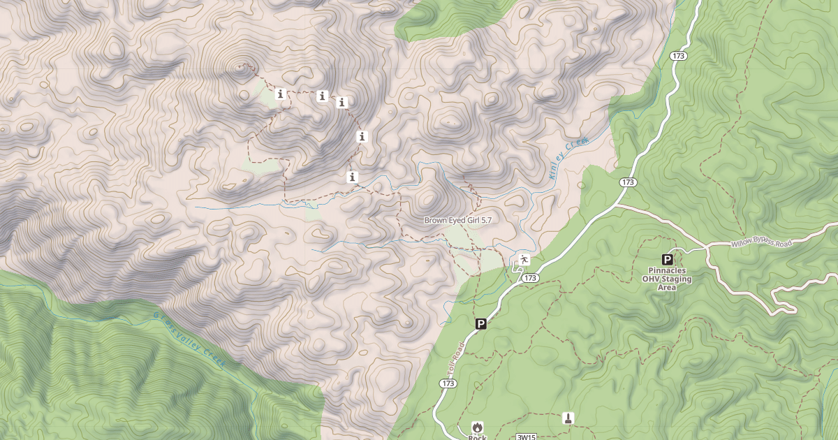 Map preview of Brown Eyed Girl