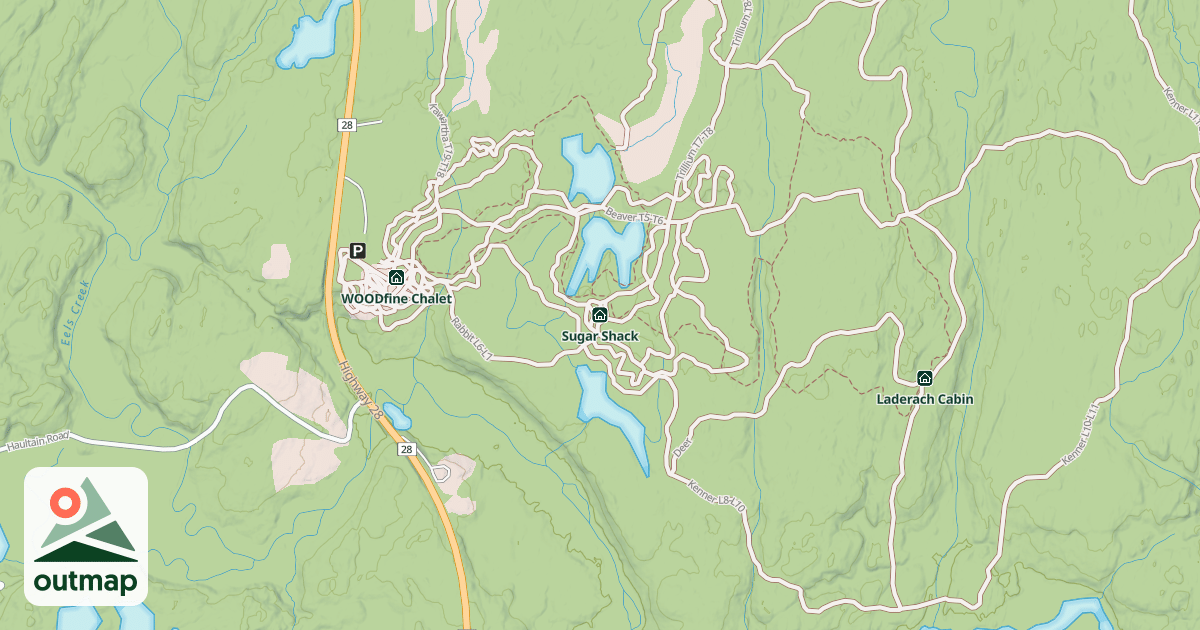 Map of Sugar Shack