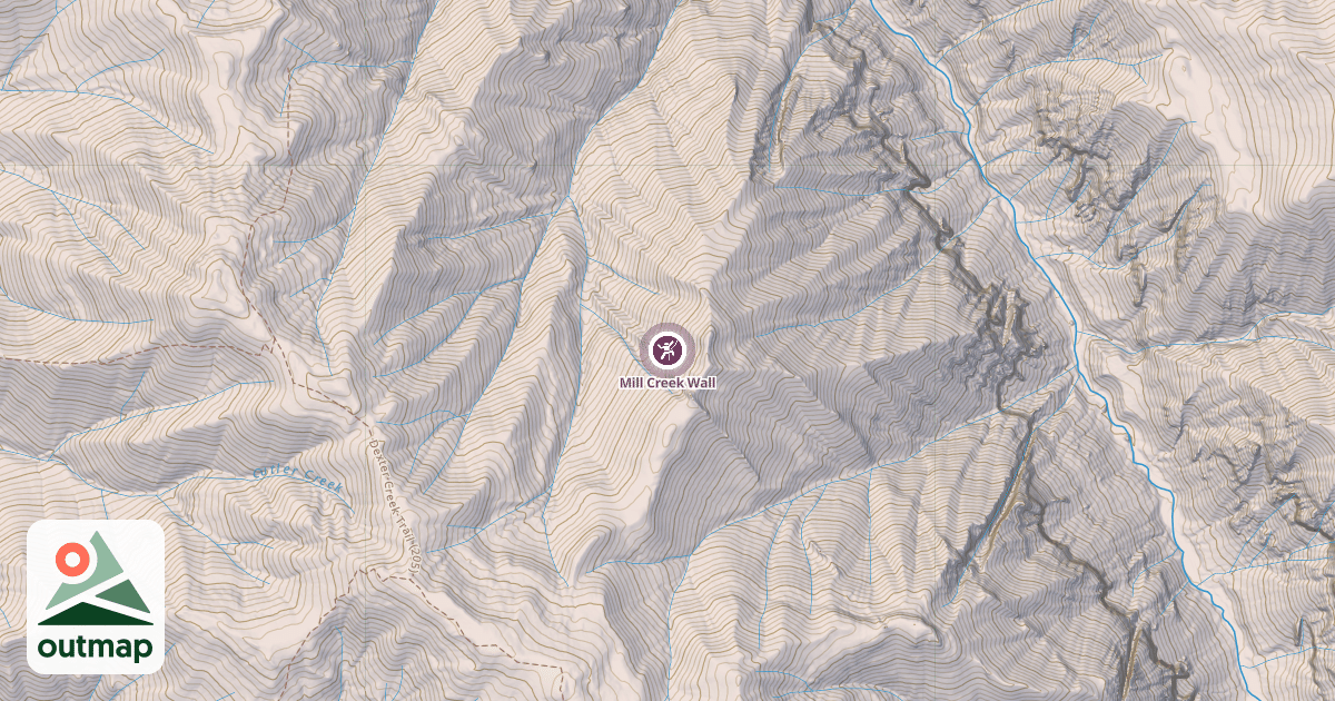 Map of Mill Creek Wall