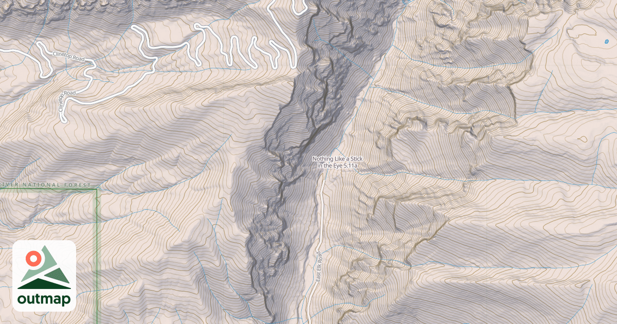 Map of Nothing Like a Stick in the Eye