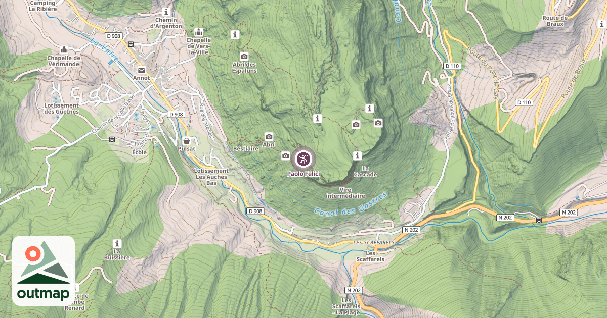 Map of Paolo Felici