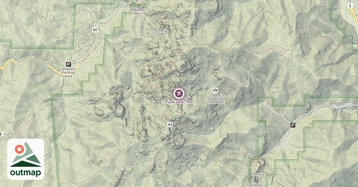 Map of Fault Zone, The
