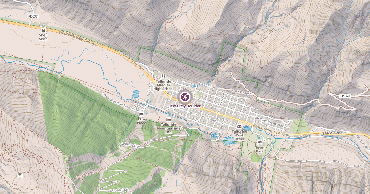 Map preview of Itsy Bitsy Boulder