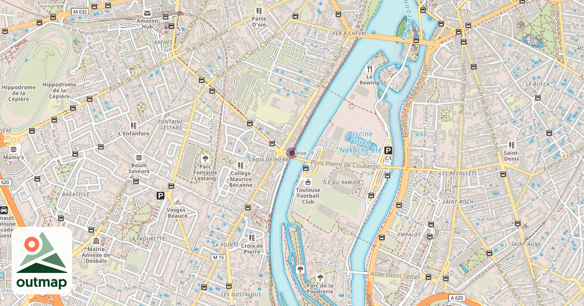 Map of Voie 29