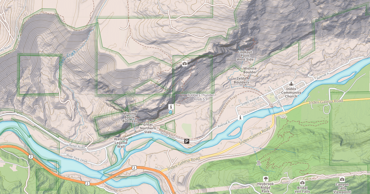 Map preview of Robbie's Thunder Knob