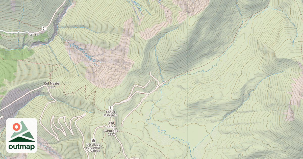 Map of Refuge du Rif Tort