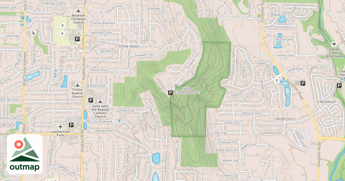 Map of Pelican Compression