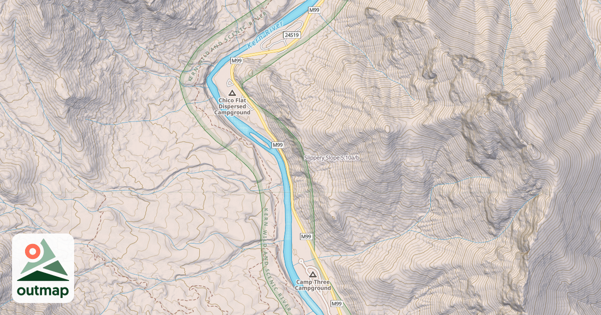 Map of Slippery Slope