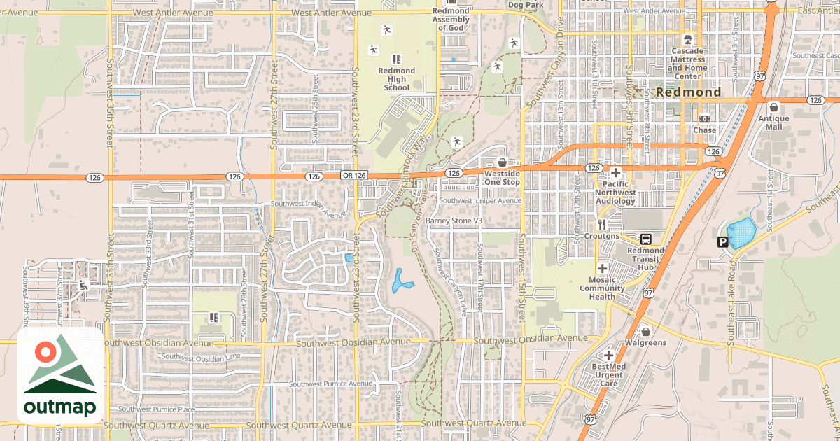 Map of Barney Stone