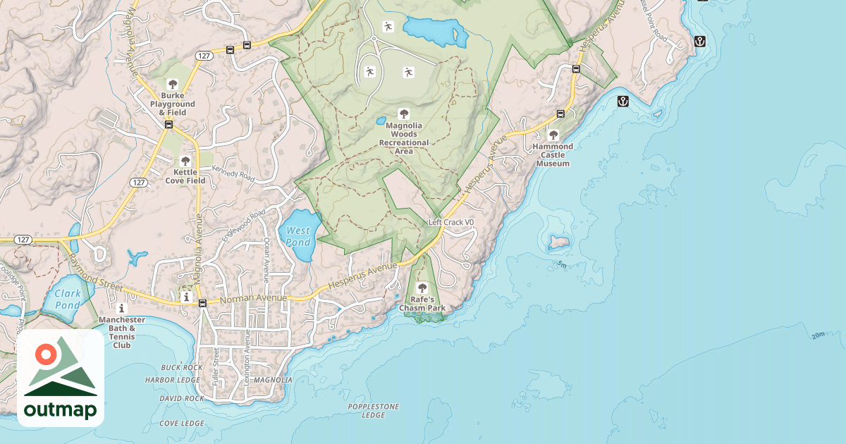 Map of Left Crack