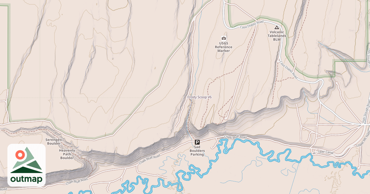 Map of Frosty Scoop