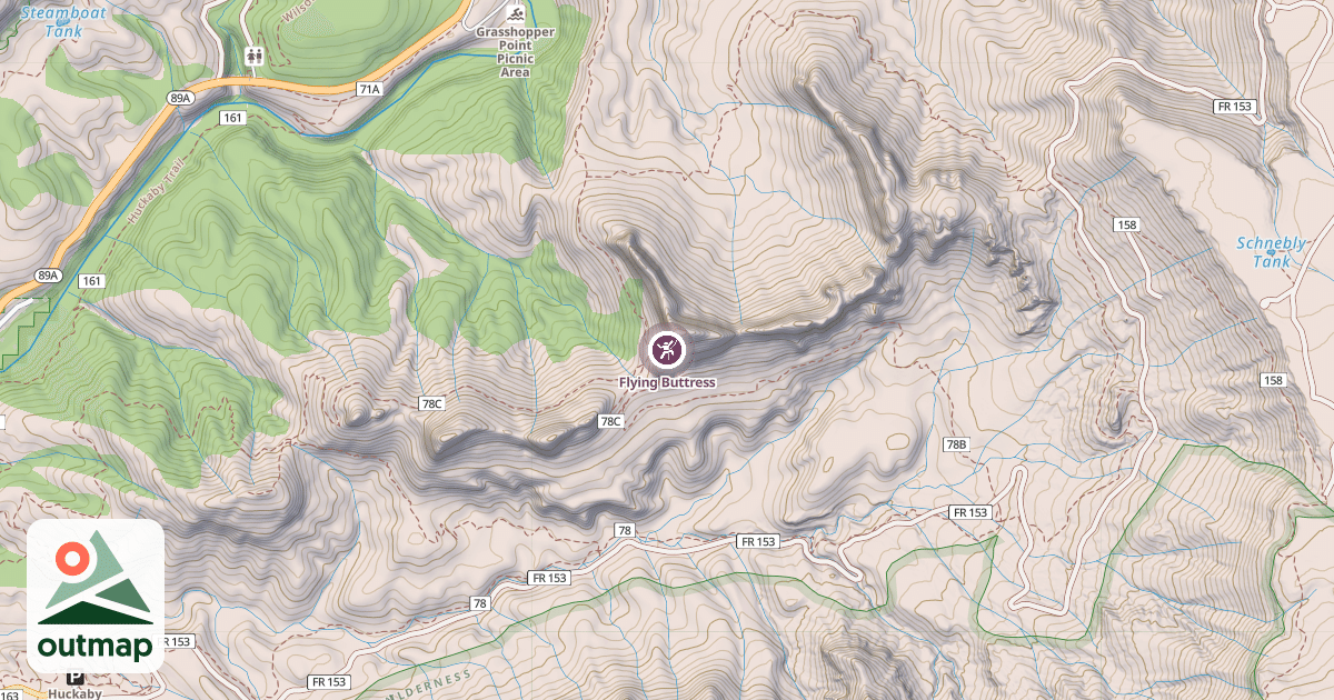 Map of Flying Buttress