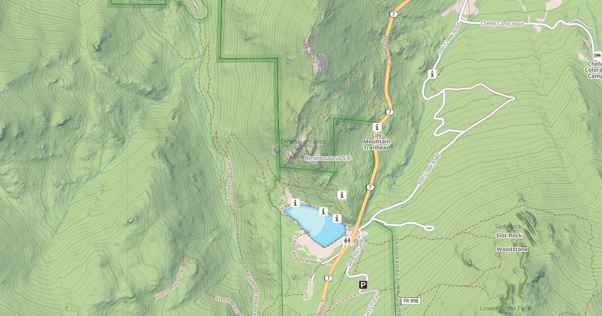 Map preview of Byrontosaurus