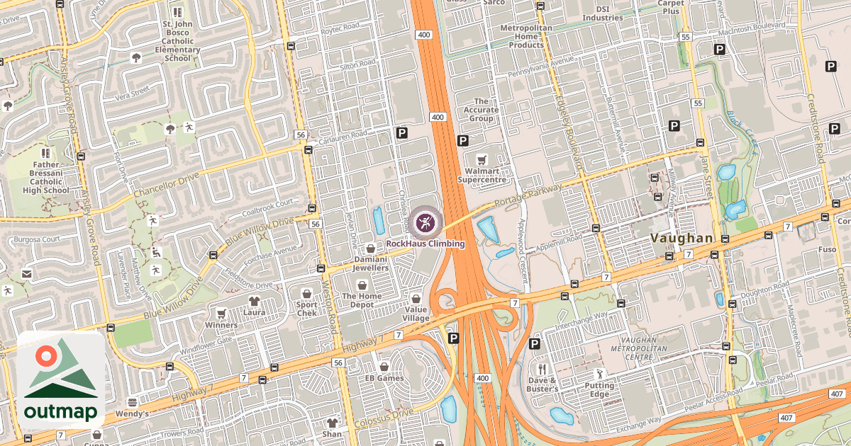 Map of RockHaus Climbing