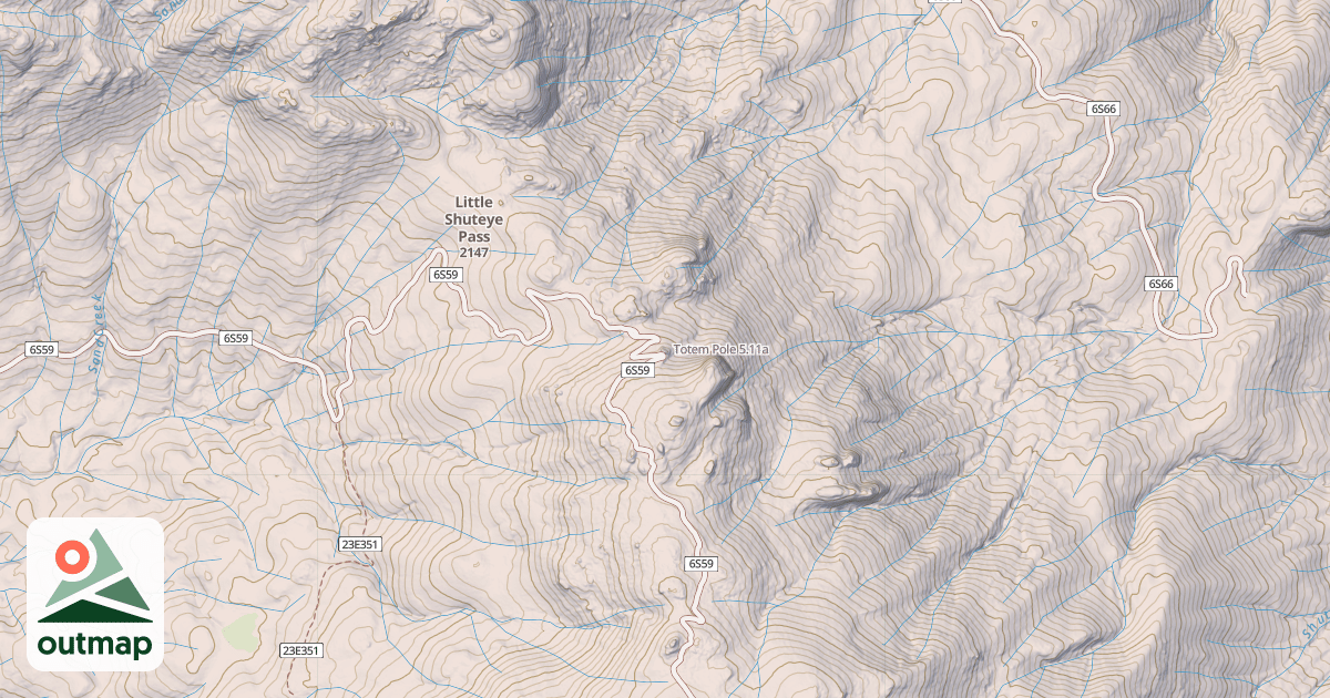 Map of Totem Pole