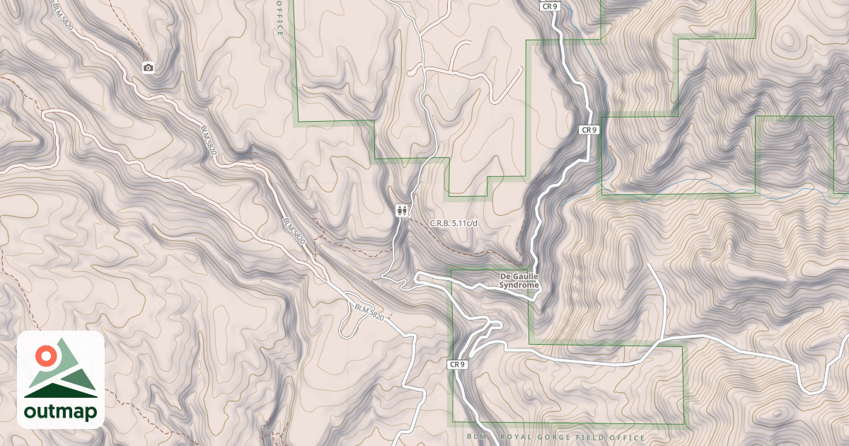 Map of C.R.B.