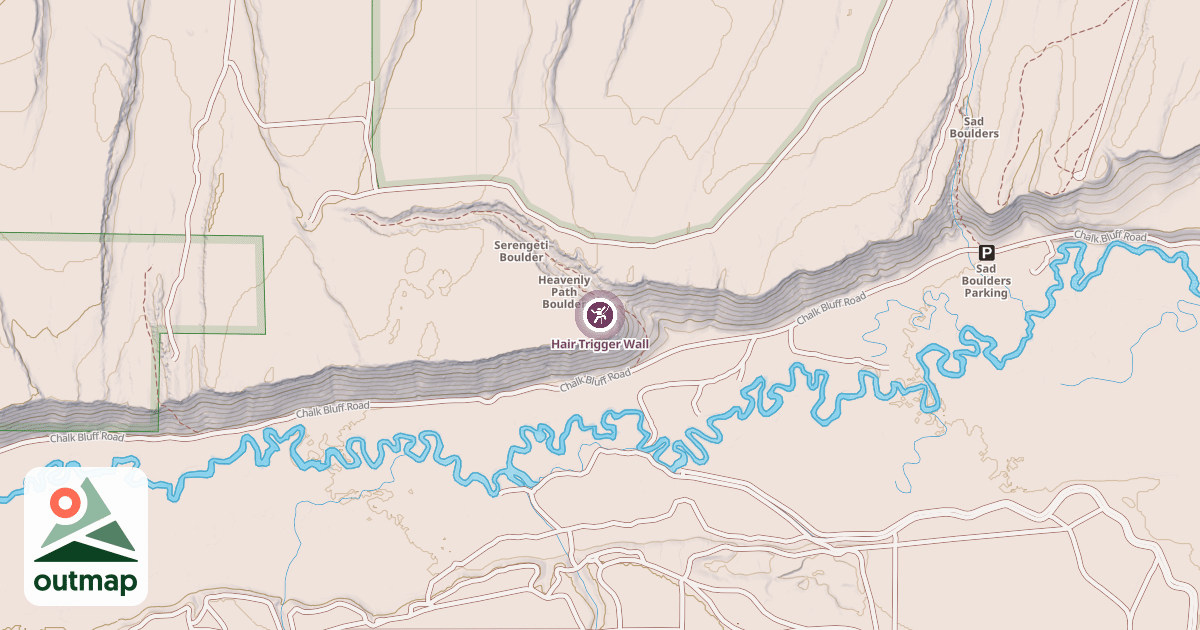 Map of Hair Trigger Wall
