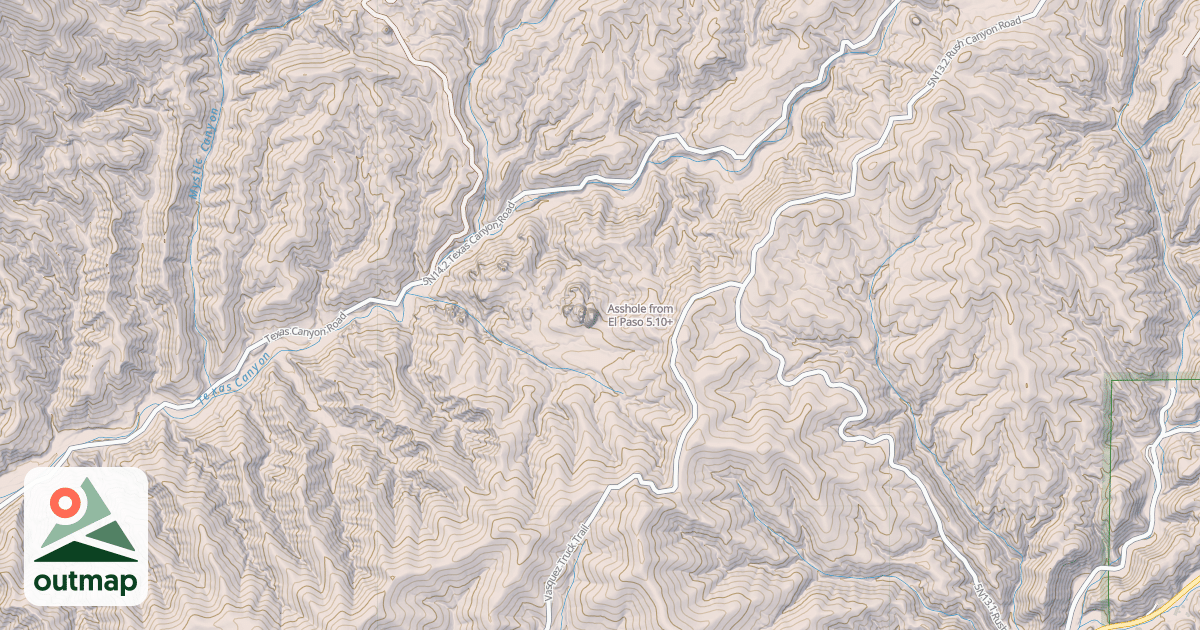 Map of Asshole from El Paso