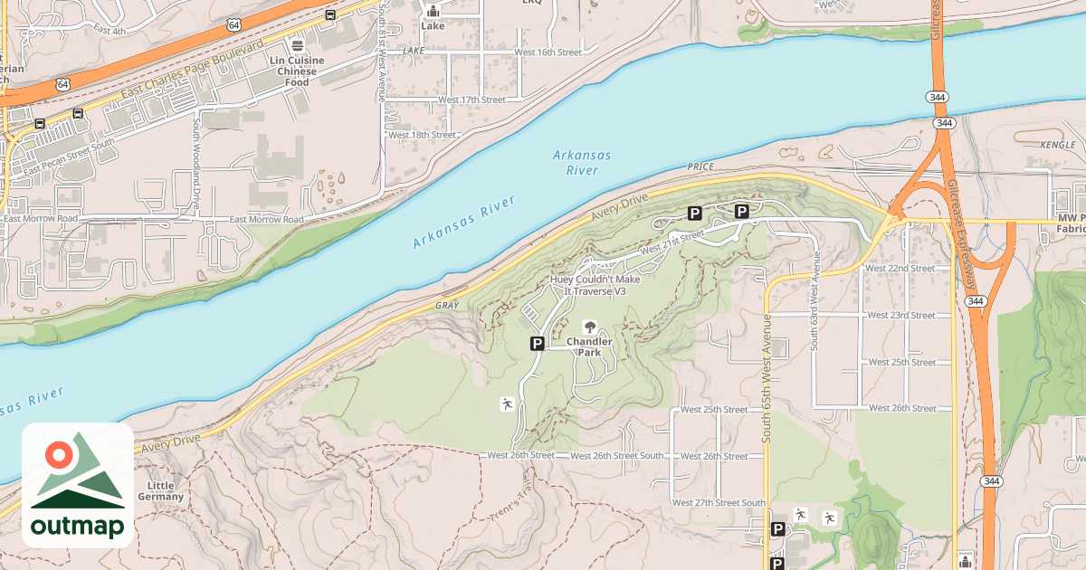 Map of Huey Couldn't Make It Traverse