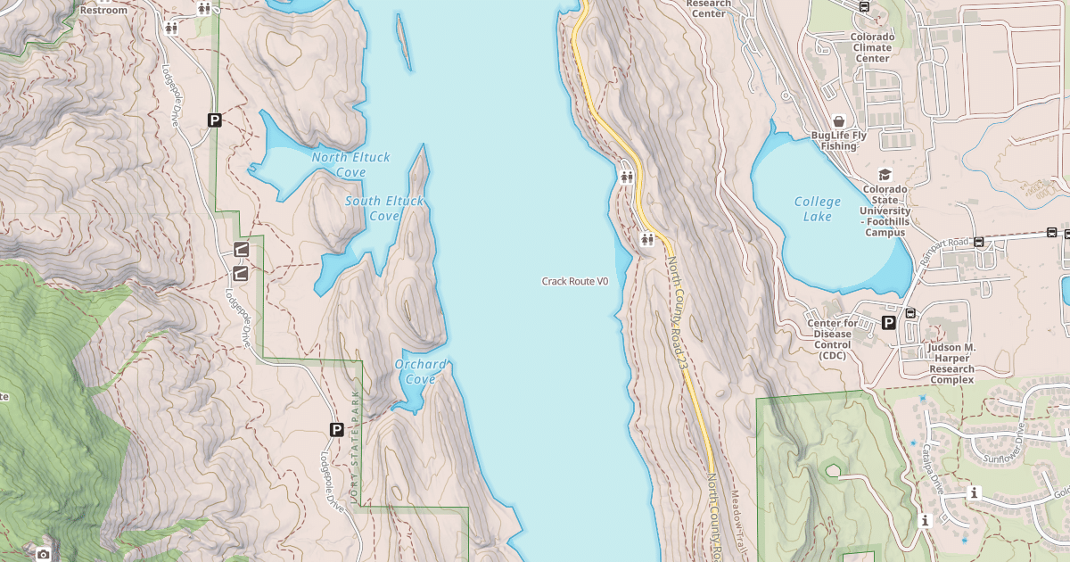 Map preview of Crack Route