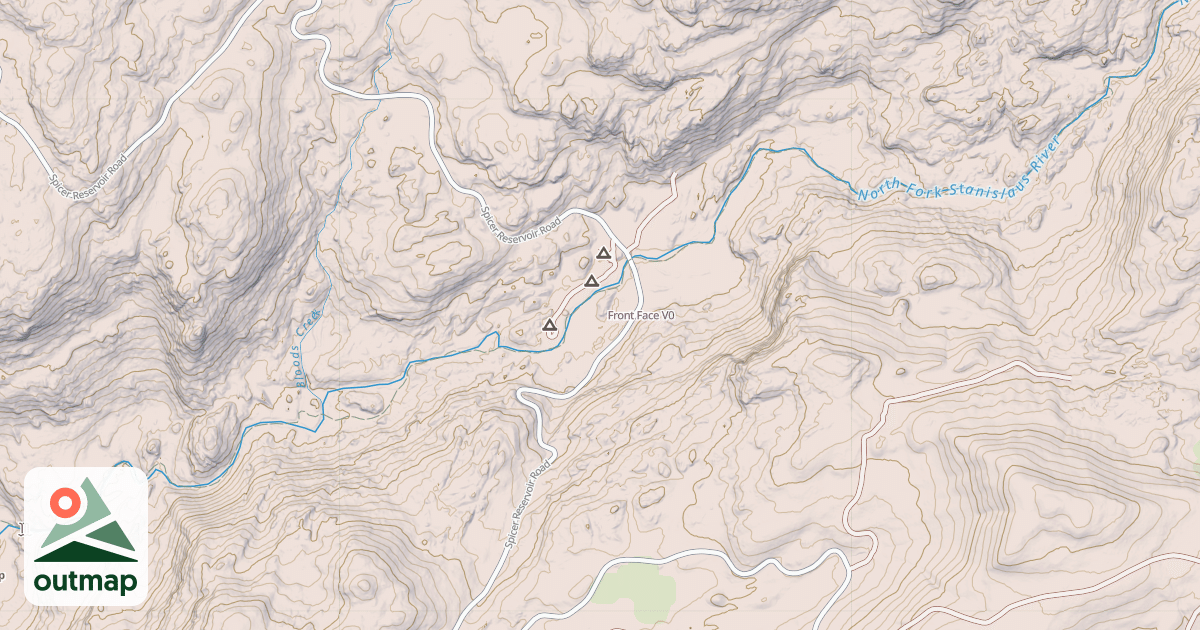 Map of Front Face