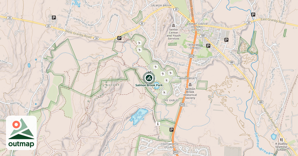 Map of Salmon Brook Park