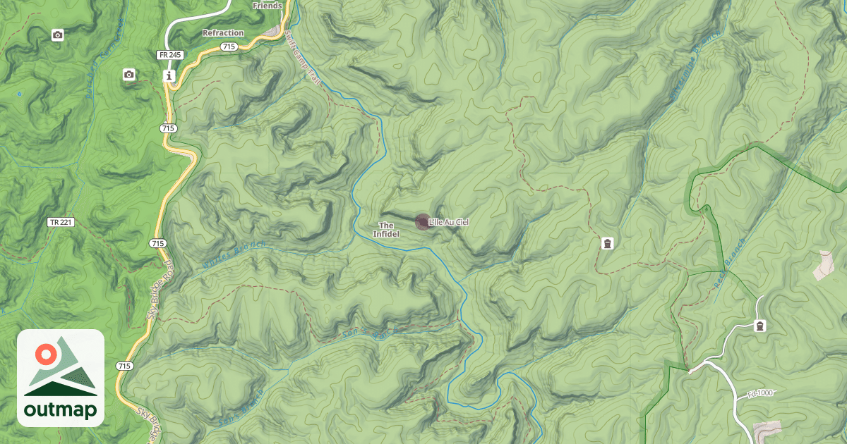 Map of L'lle Au Ciel